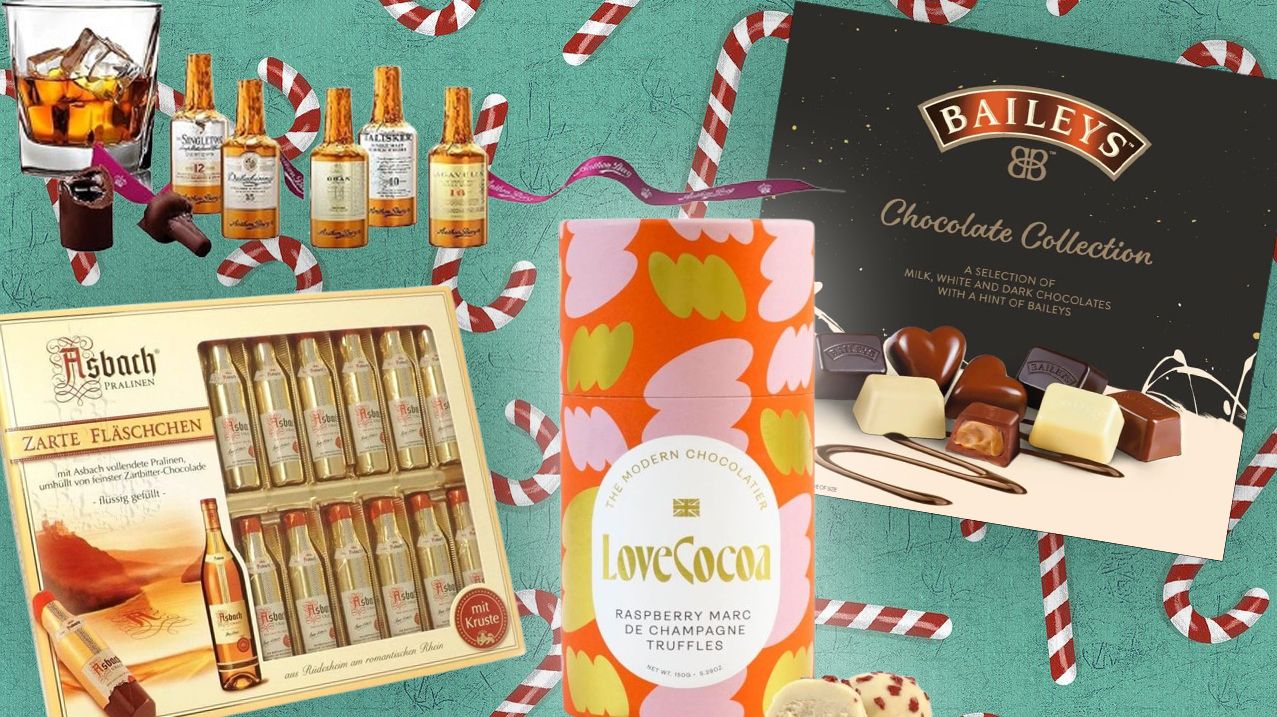 Boozy chocolates