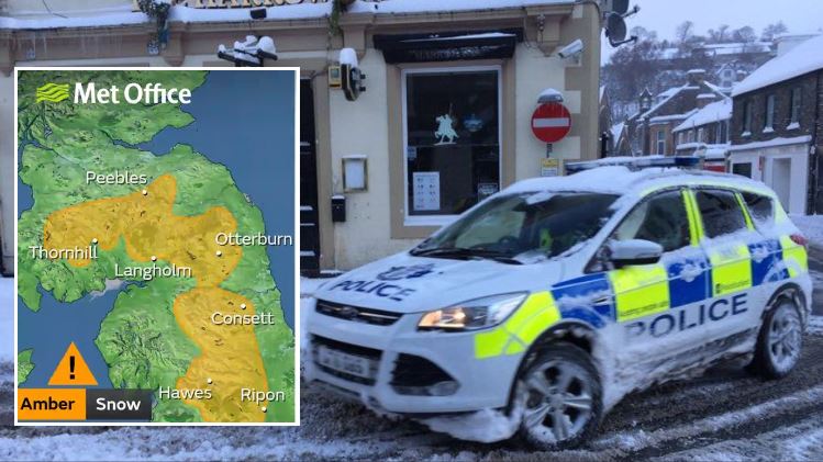 Brace yourselves! Snow warning upgraded to Amber as Storm Bert sweeps ...