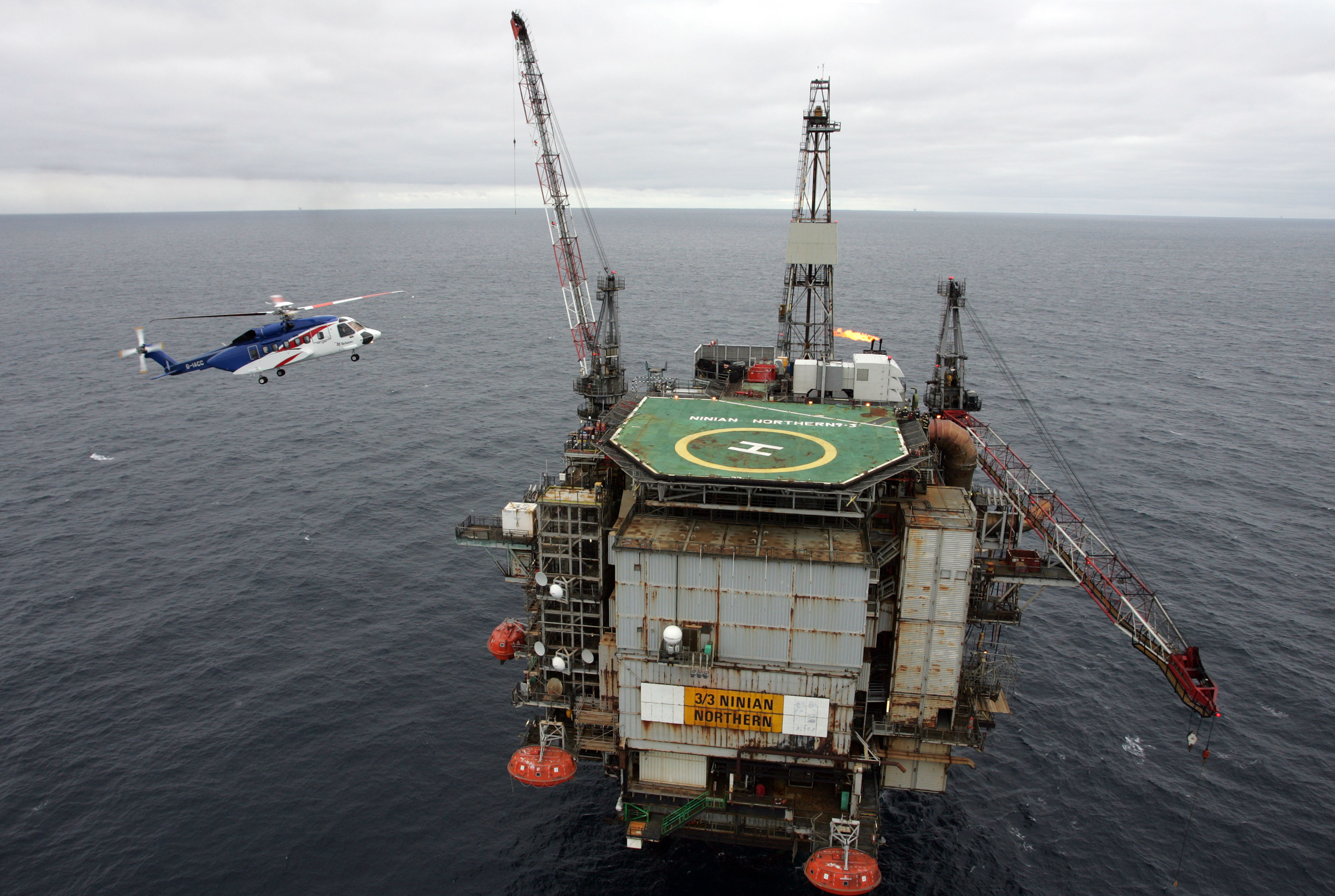 North sea rig evacuated after vessel crash