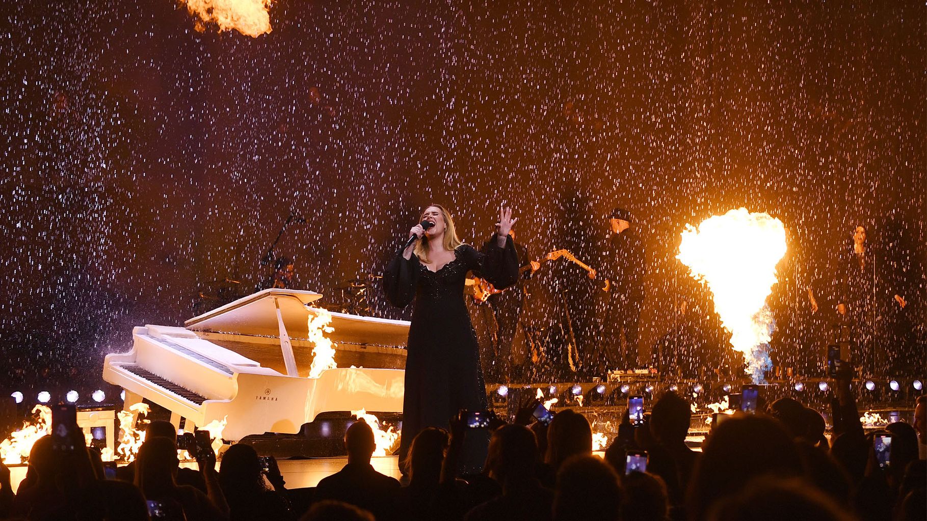 Adele performing at her Las Vegas residency