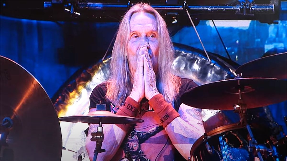 Watch Nicko McBrain take a bow at his final Iron Maiden concert