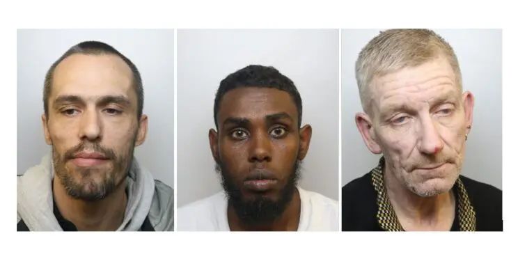 Three men jailed for combined total of nearly thirty years for ...