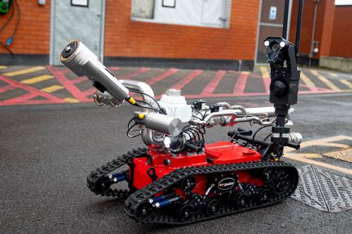 One of UK’s first firefighting robots arrives in Kent