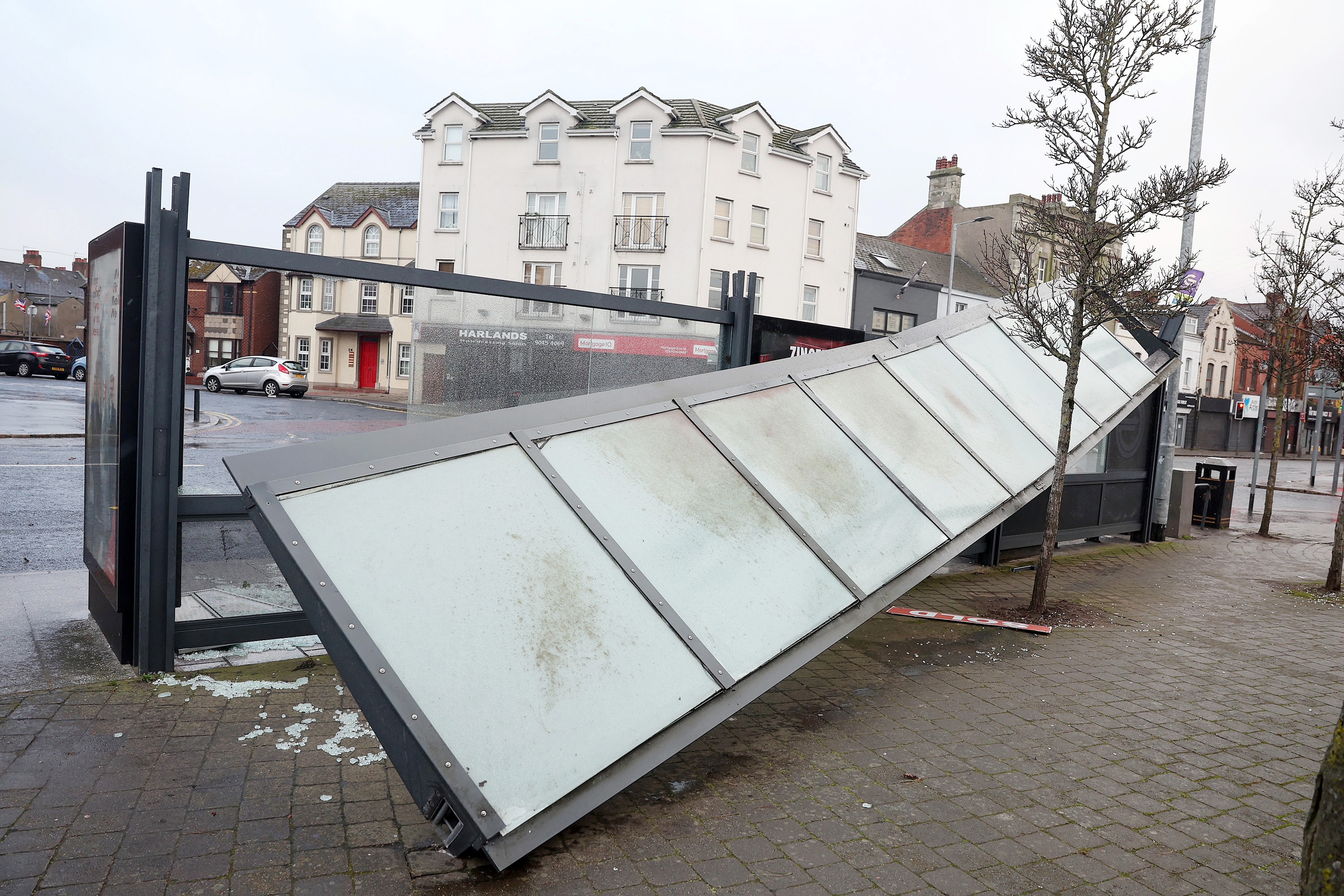 Storm Eowyn causing chaos in NI with 283,000 homes without power