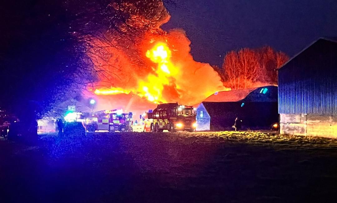 Ten fire crews attend farm fire in Essex | News - Greatest Hits Radio ...