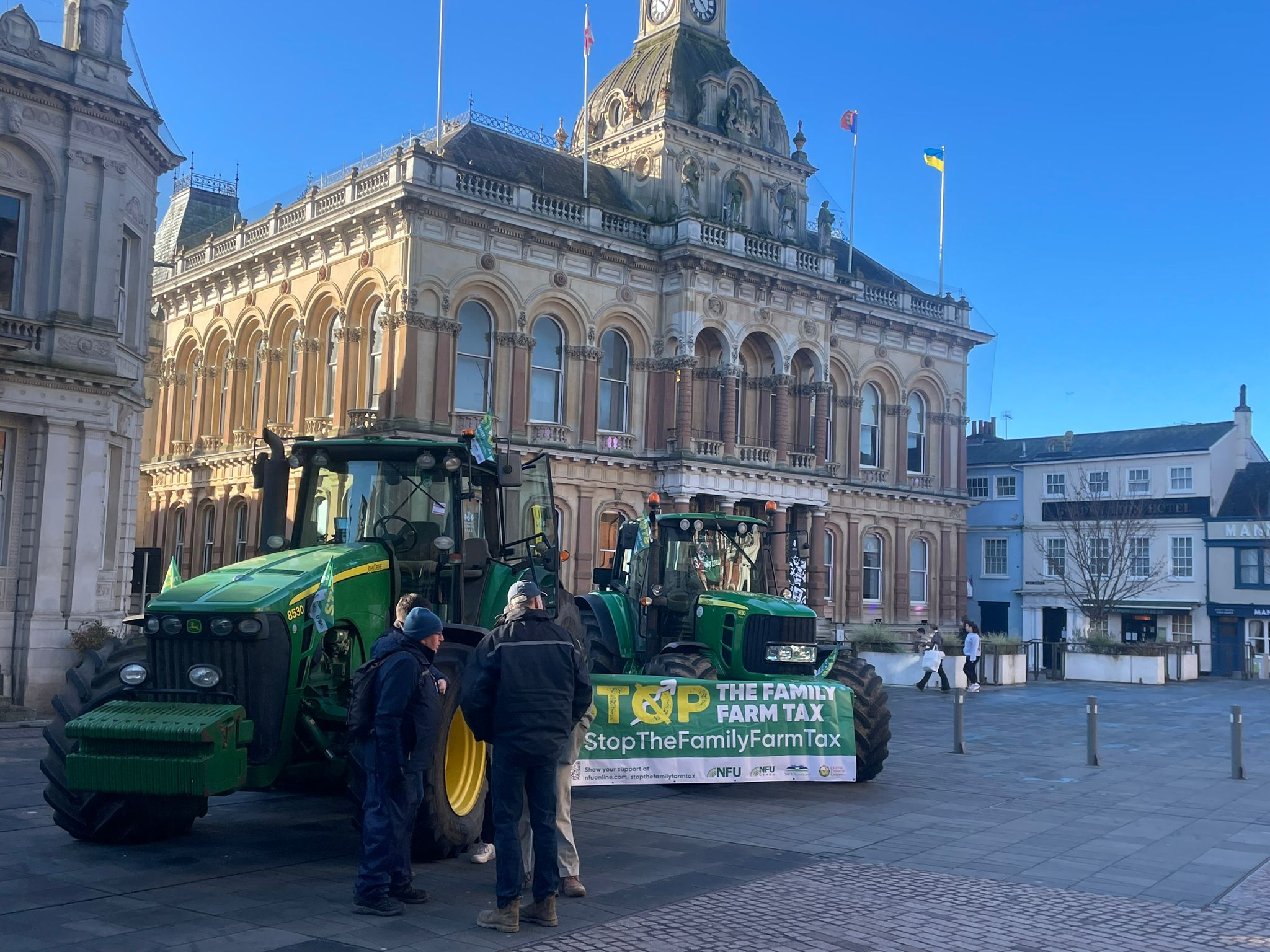Farmers across UK stage new protests against changes to inheritance tax