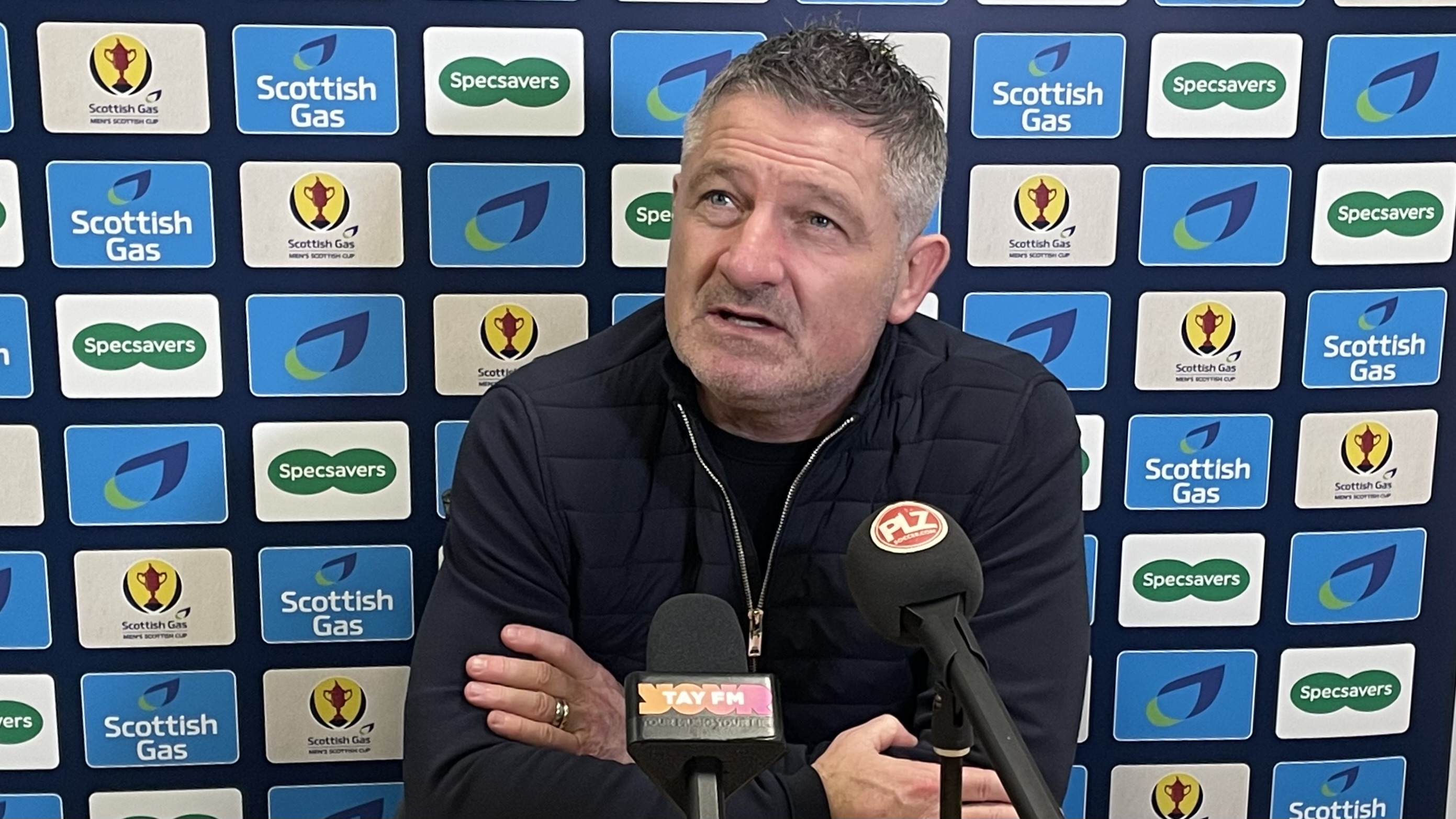 Tony Docherty hails departing Dundee star Lyall Cameron.