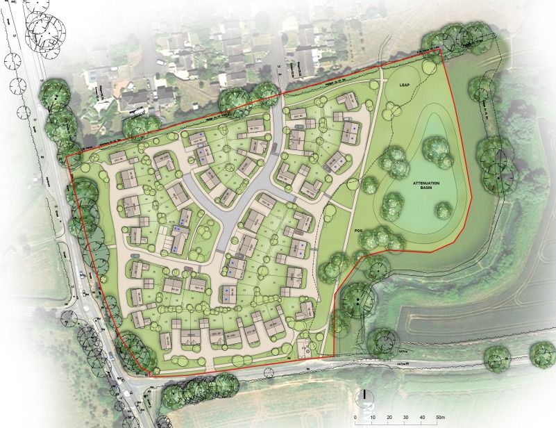 Plans to build over 60 new houses at Ryhall in Rutland have been approved