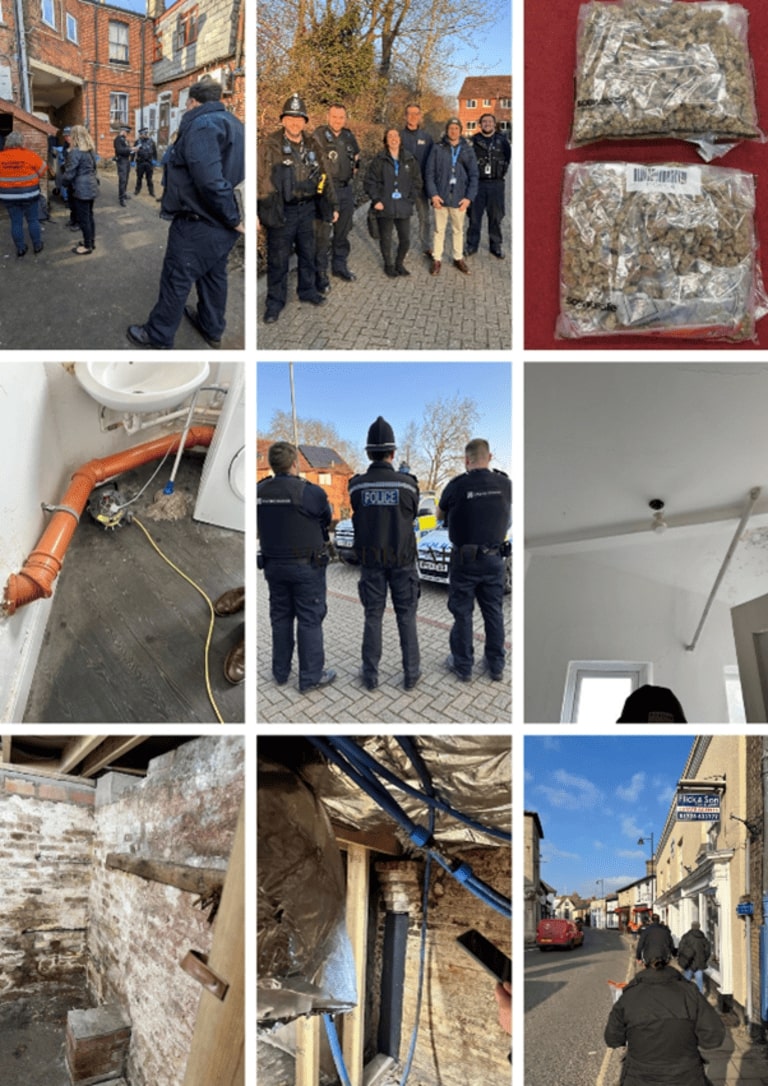 Police arrest four and seize suspected drugs during day of action in ...