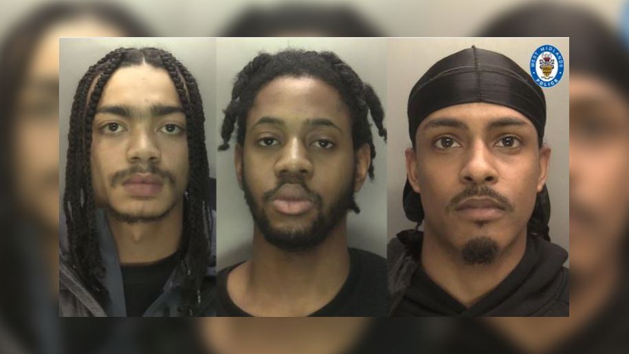Three men have been jailed for firearms offences in Birmingham