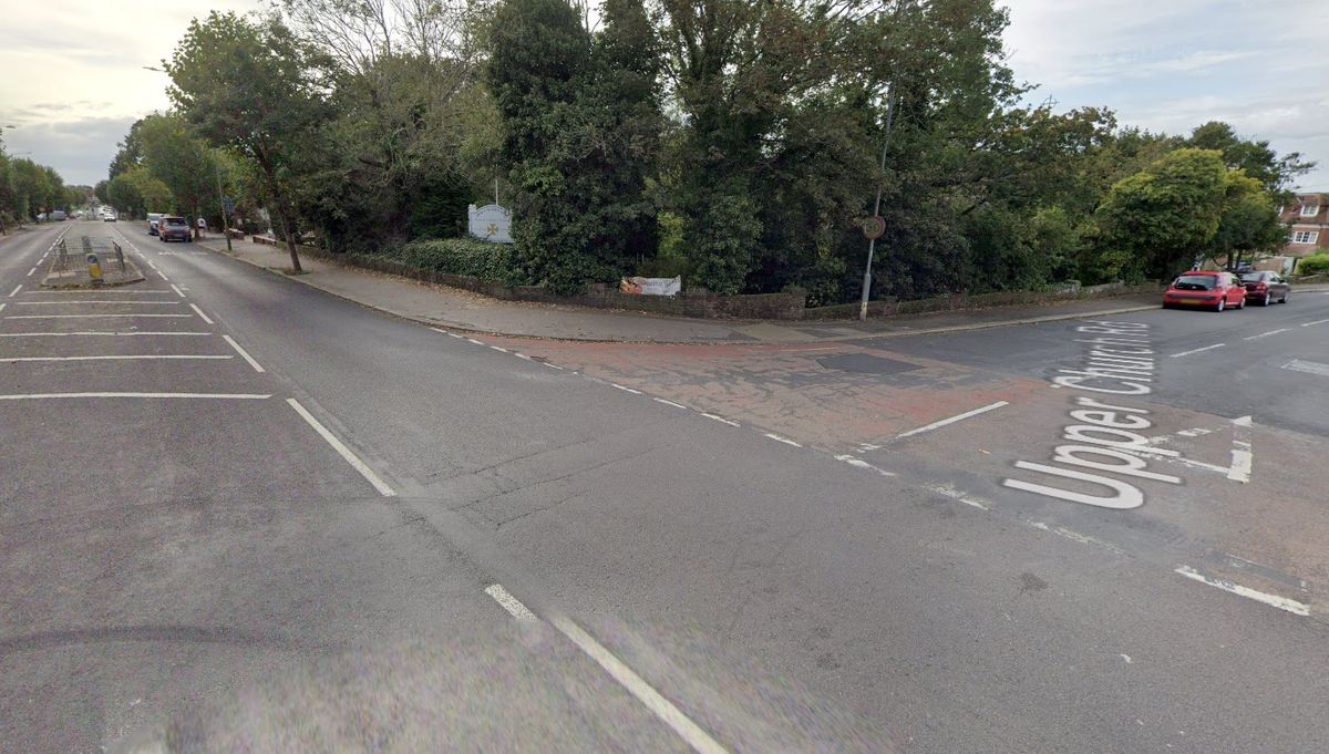 Pedestrian seriously injured following crash with motorbike in St Leonards
