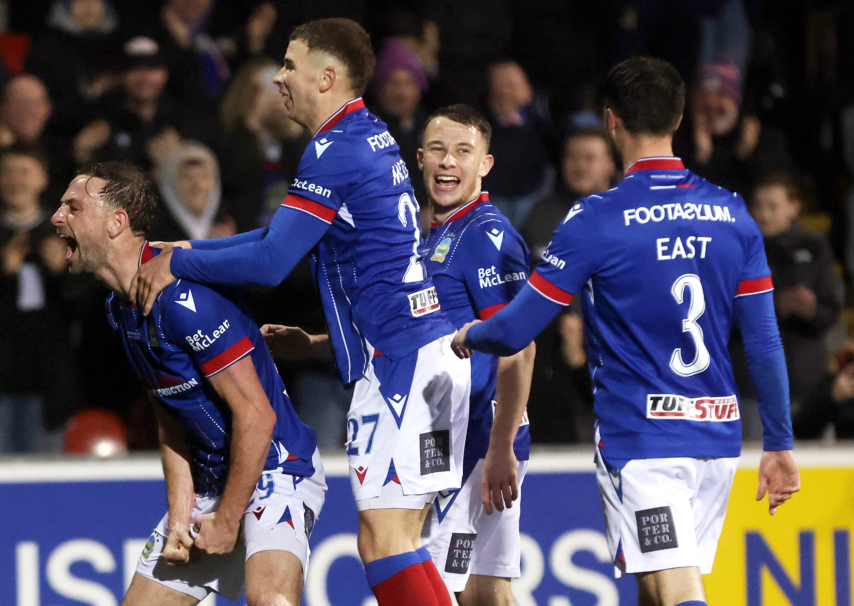 Linfield make history after winning Irish Premiership title