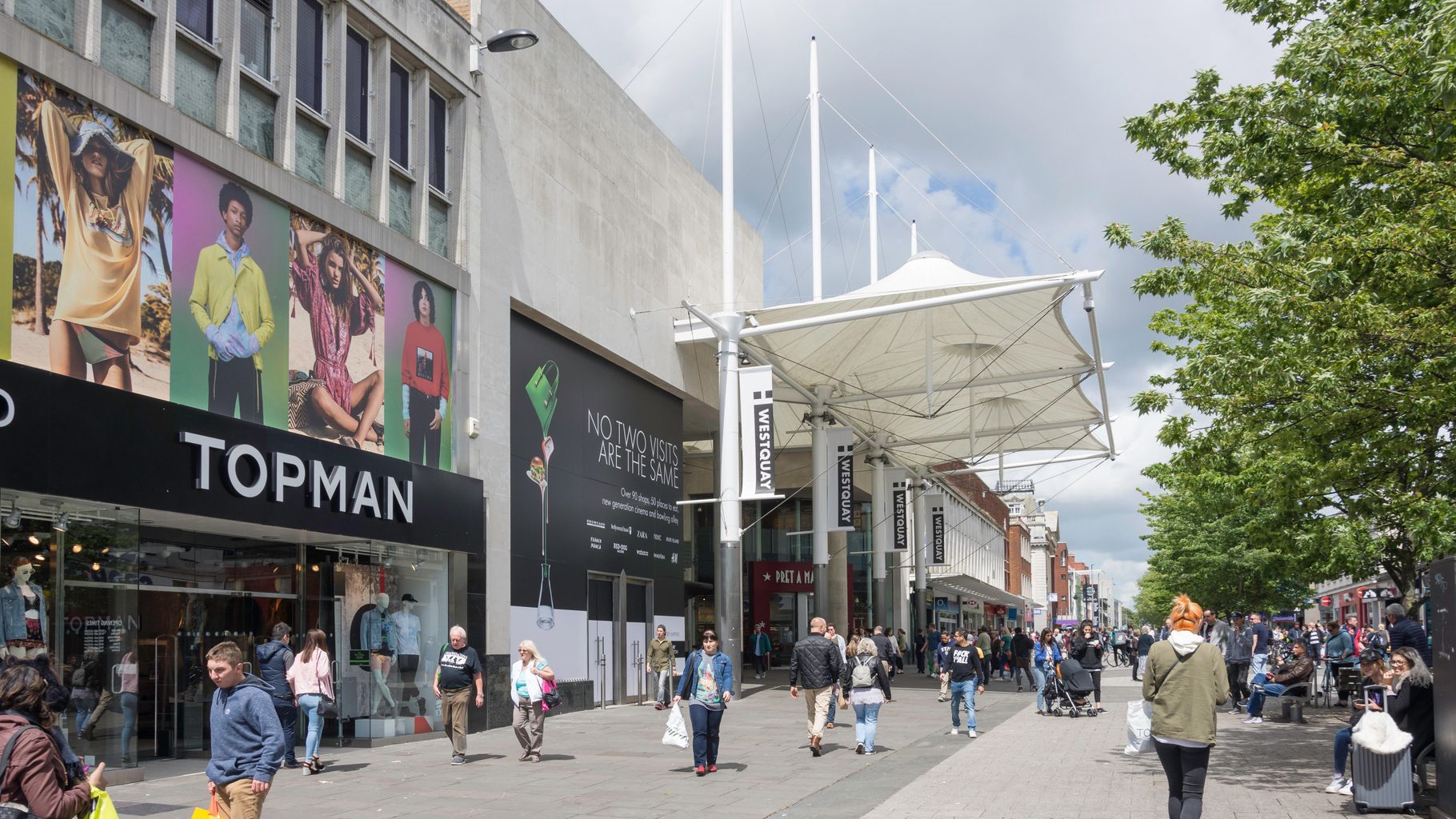 Westquay evacuated after 'fireball' explodes in car park