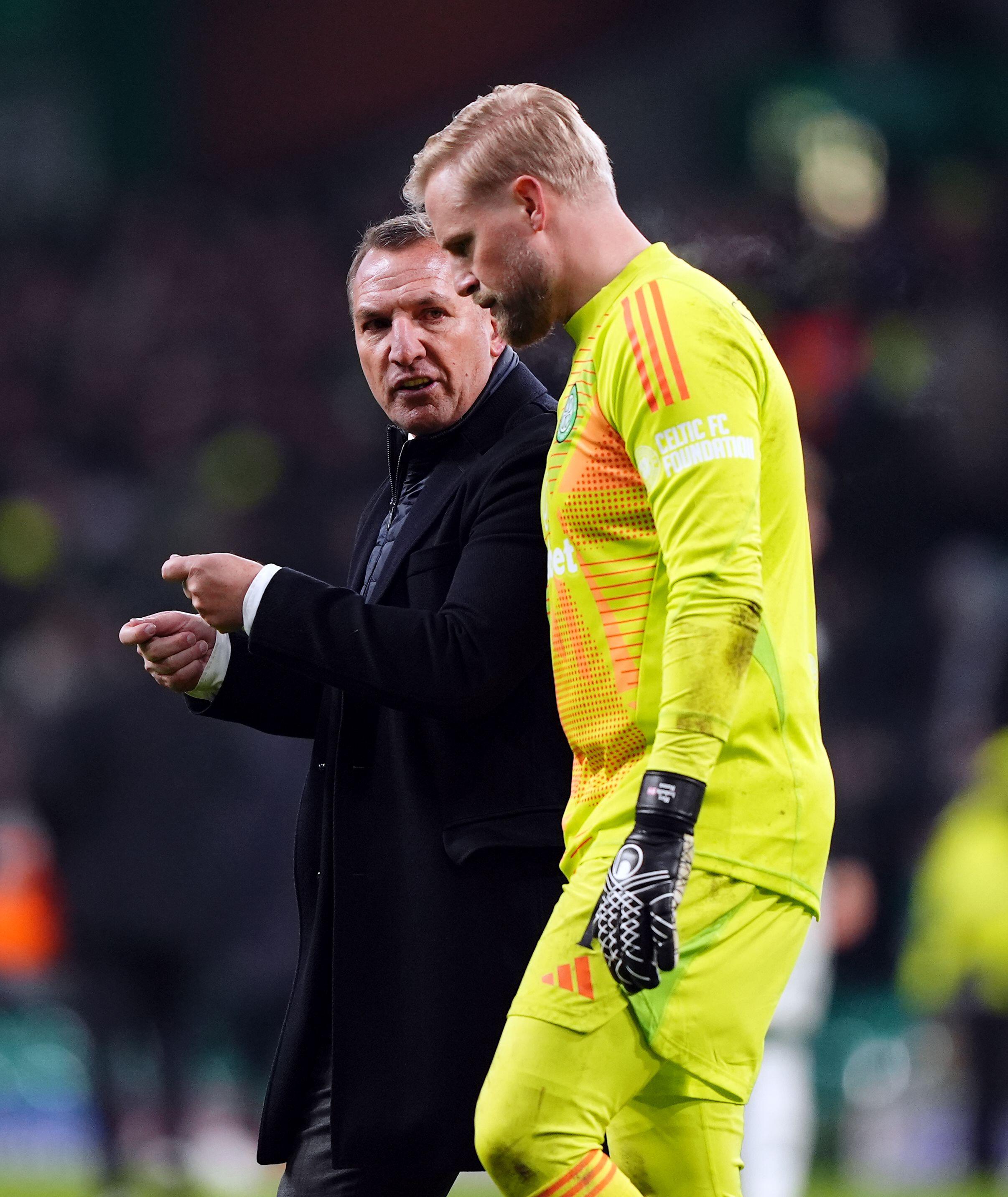 Brendan Rodgers backs injured Kasper Schmeichel to return to form