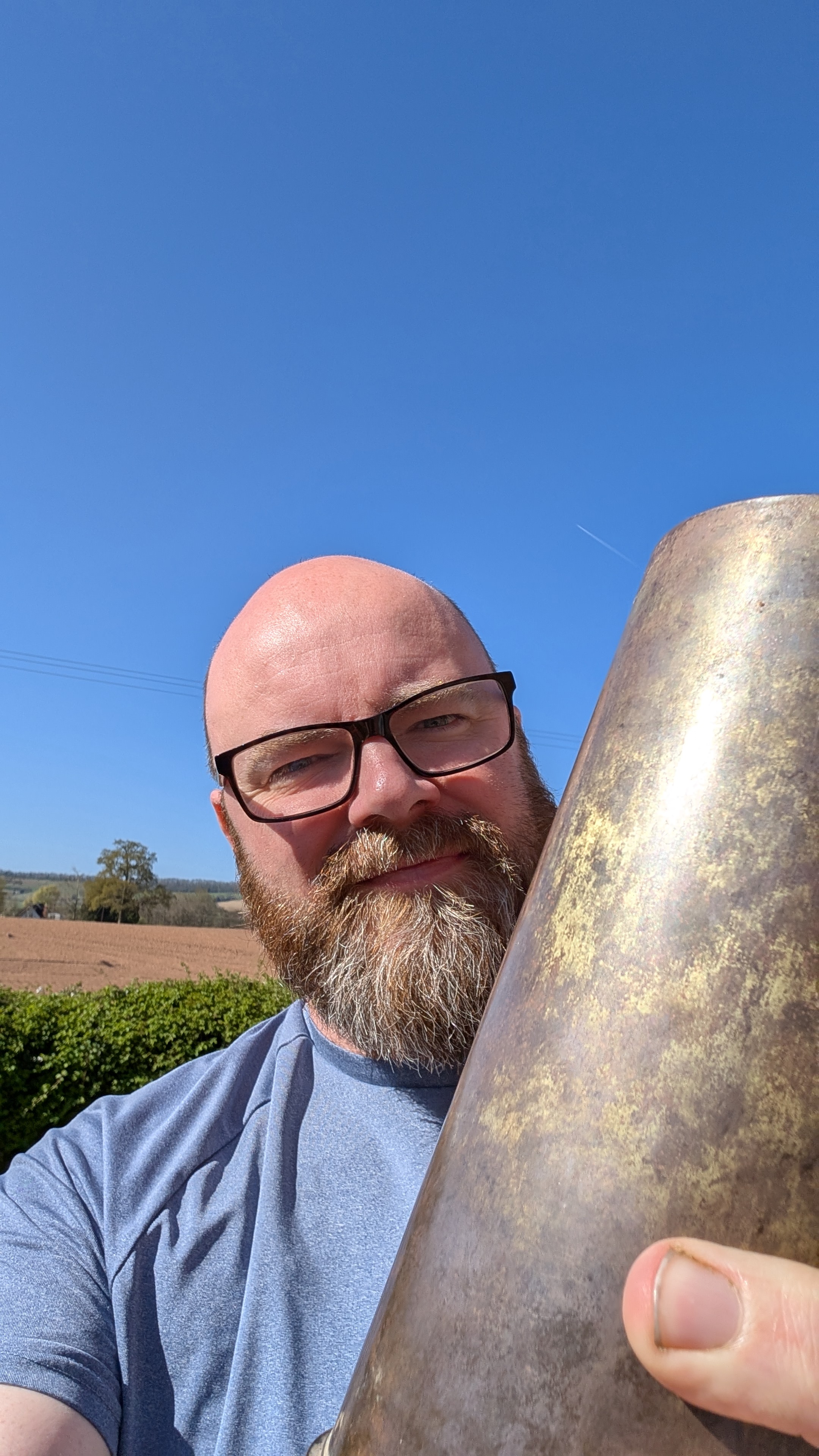 WWII bombshell found in Herefordshire garden turns into beer cooler