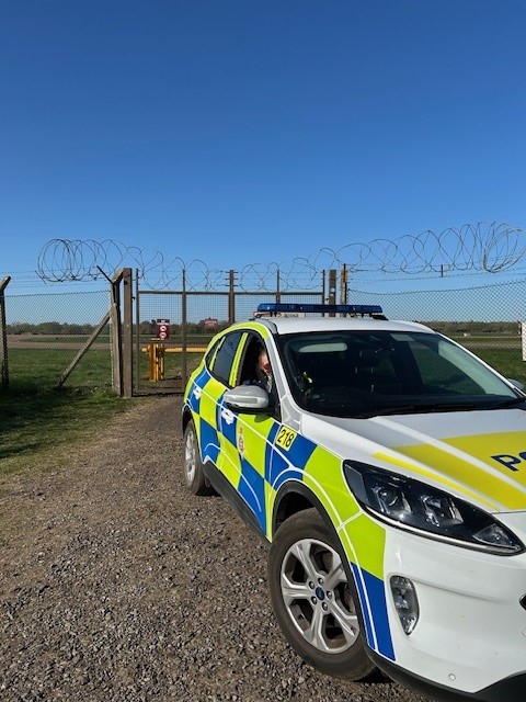 Warning to people parking outside gates of RAF Fairford