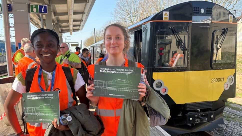 GWR host special test event for ground-breaking battery train