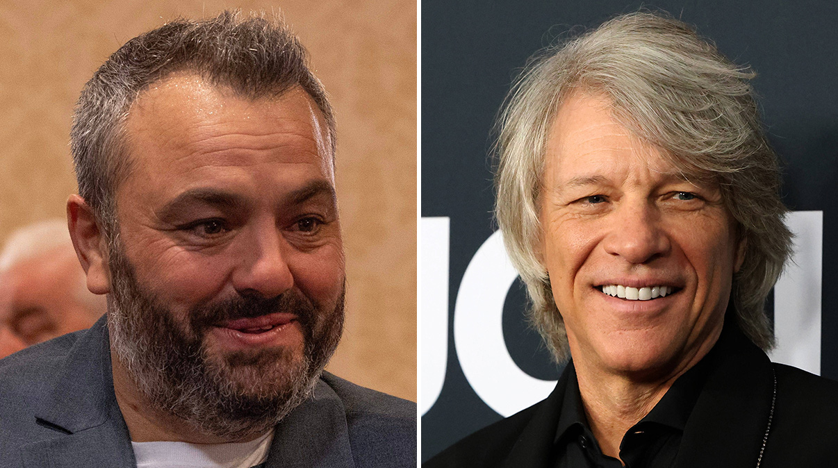 Toms River Mayor Daniel Rodrick, and Jon Bon Jovi