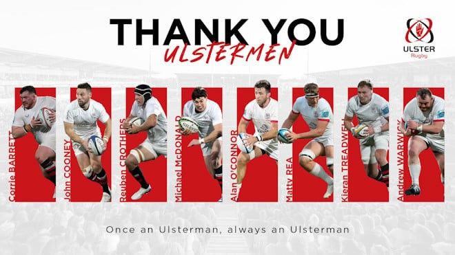 Jack Boal Rugby Ulster Rugby confirm eight end-of-season leavers