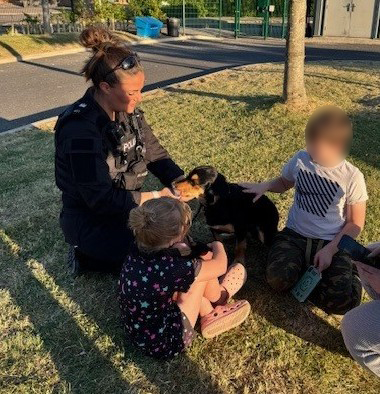 Police dog helps young boy overcome fear after dog attack in Brandon ...