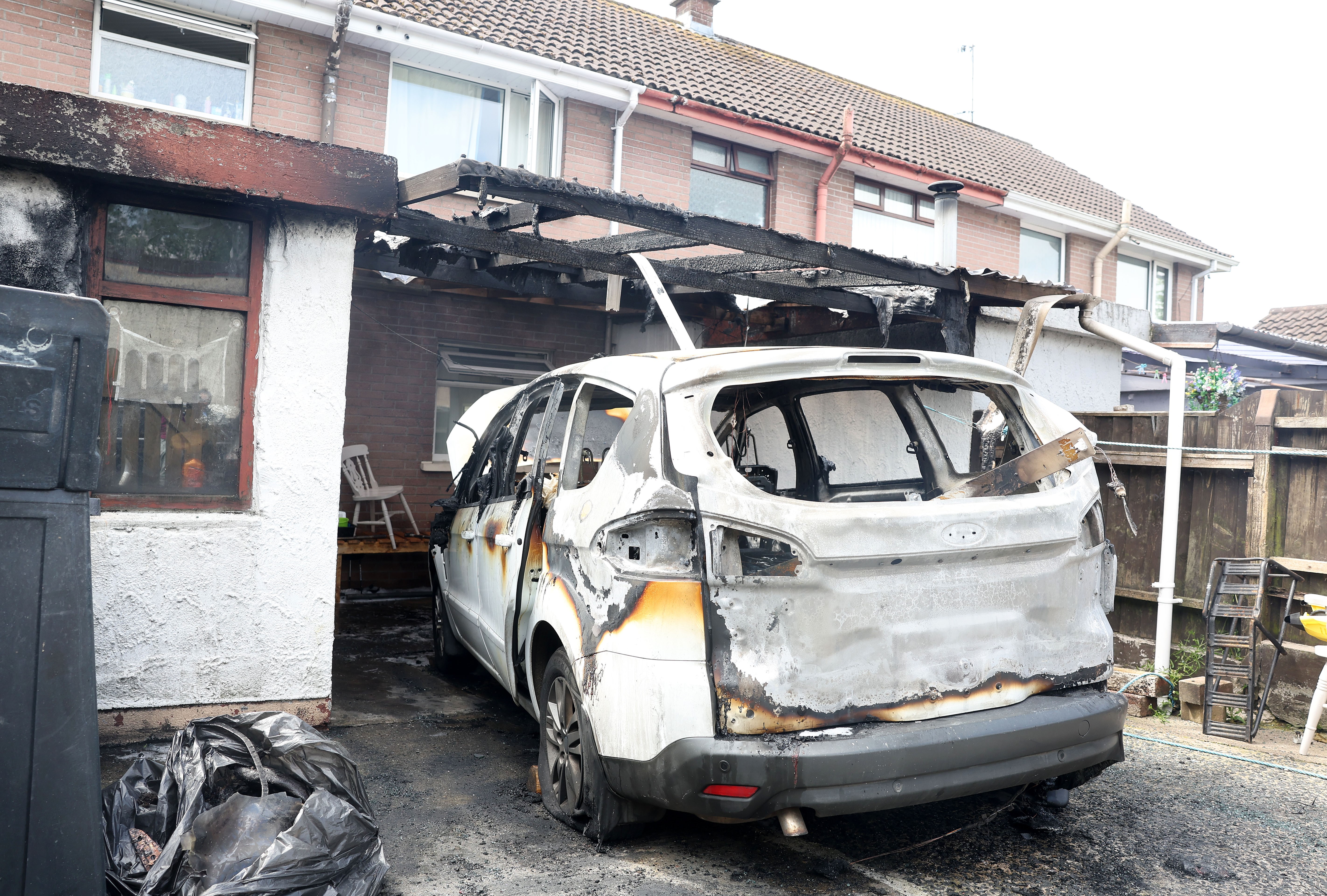 Riot police deployed in Ballymena tonight after Monday's disorder