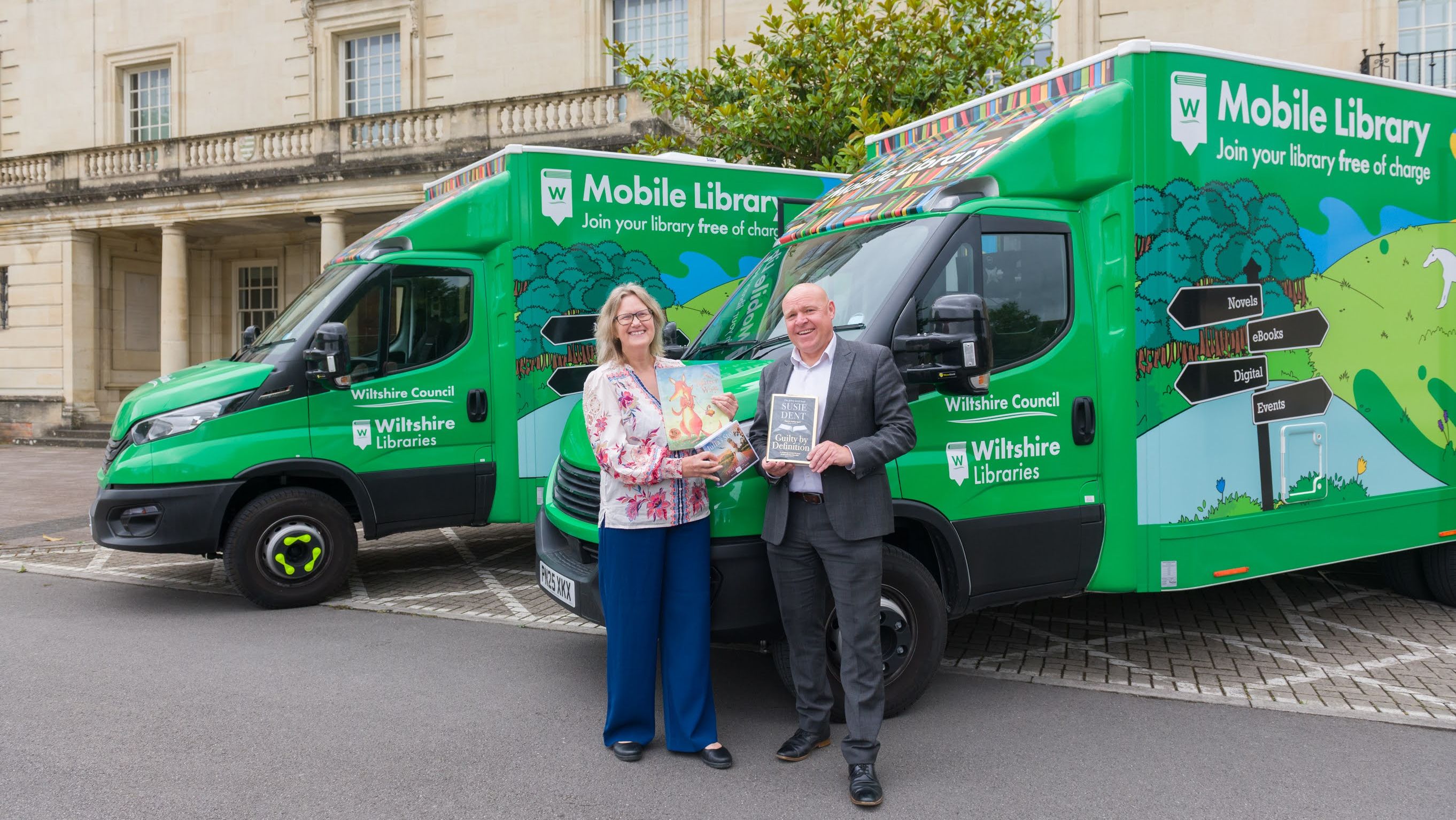 Wiltshire Council launches new mobile library vehicles to improve rural ...