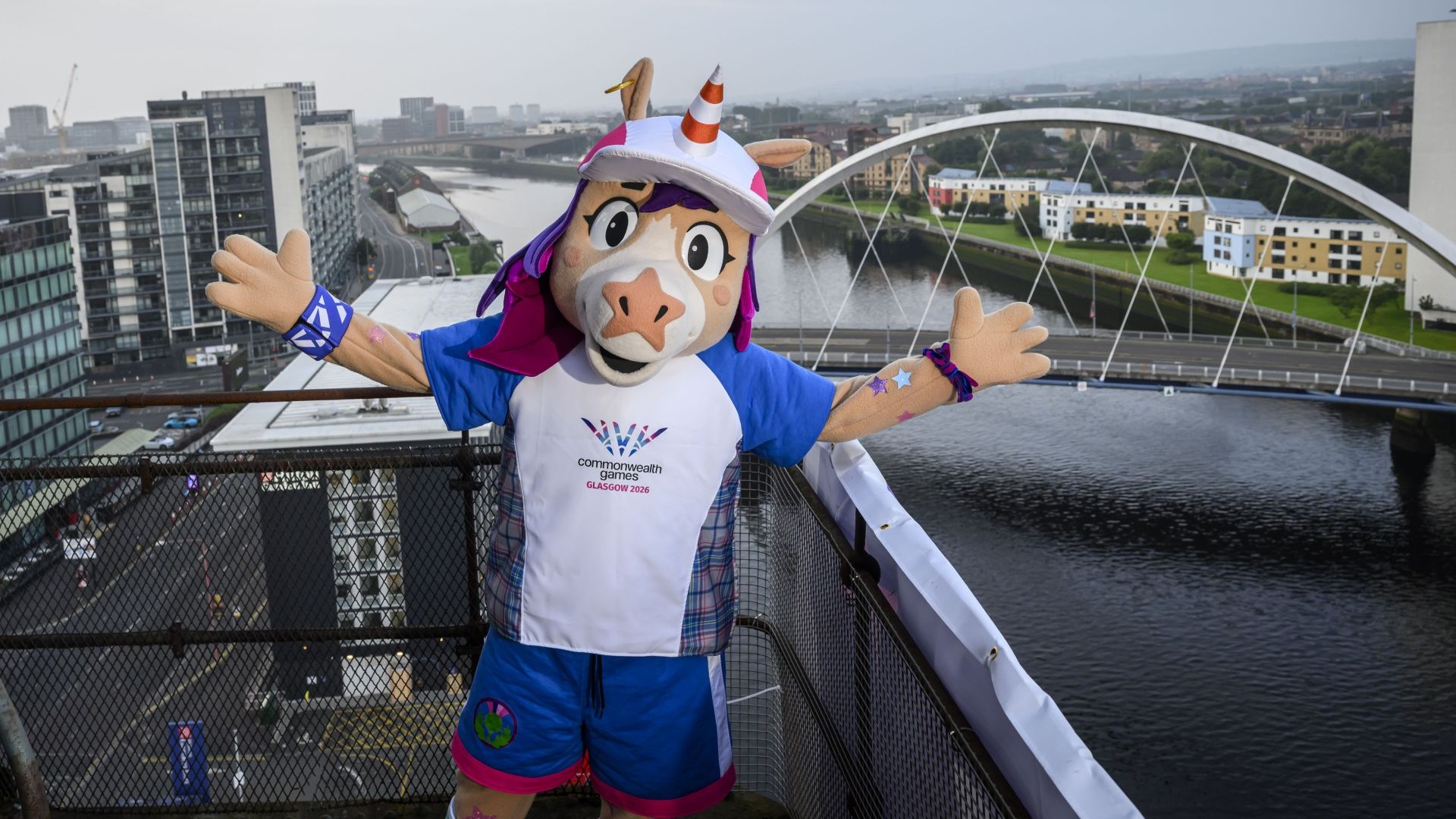 Linzy Finnie Finnie the Unicorn unveiled as mascot for Commonwealth Games in 2026