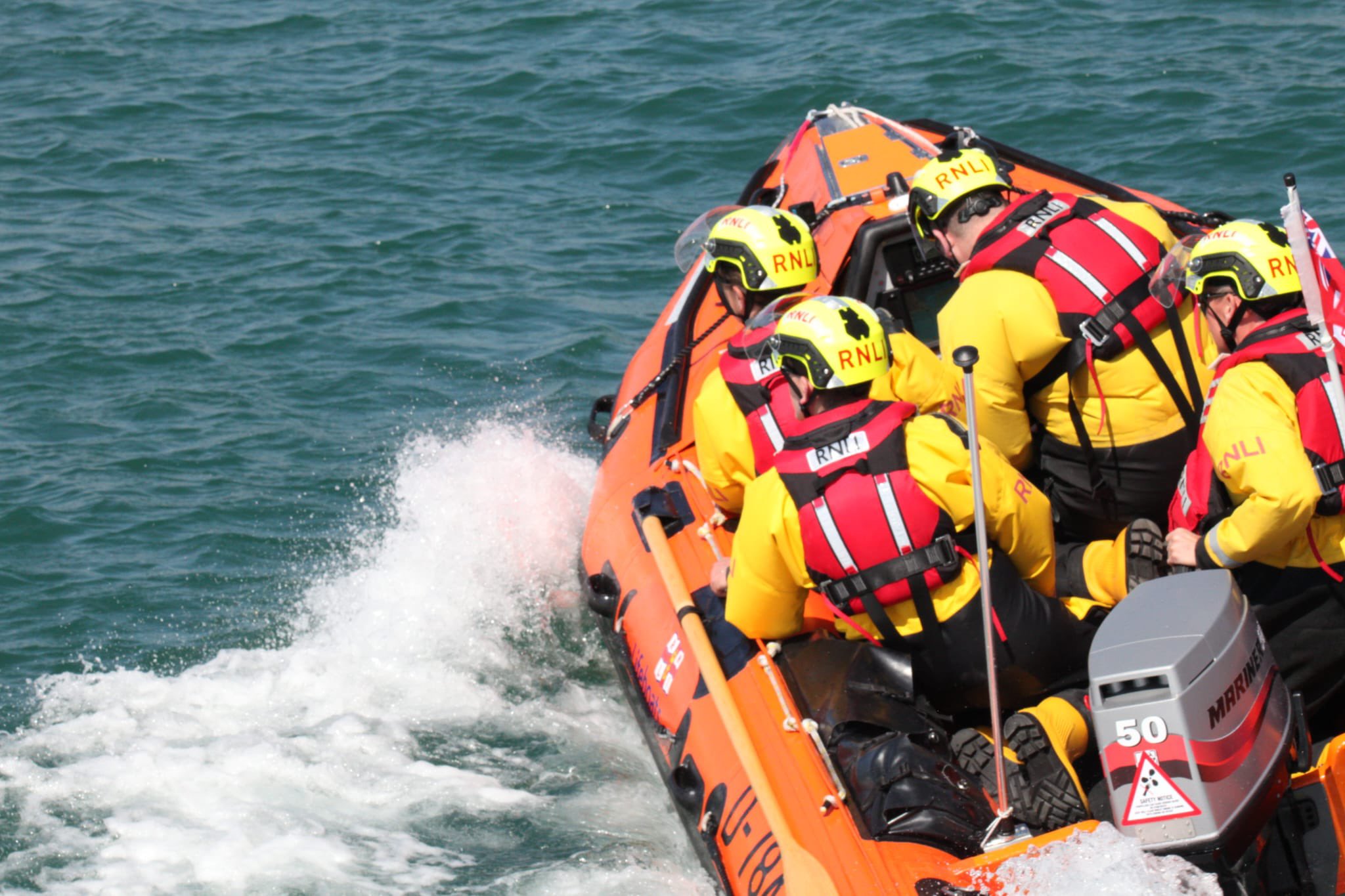 A person's rescued from the water near Worthing Pier