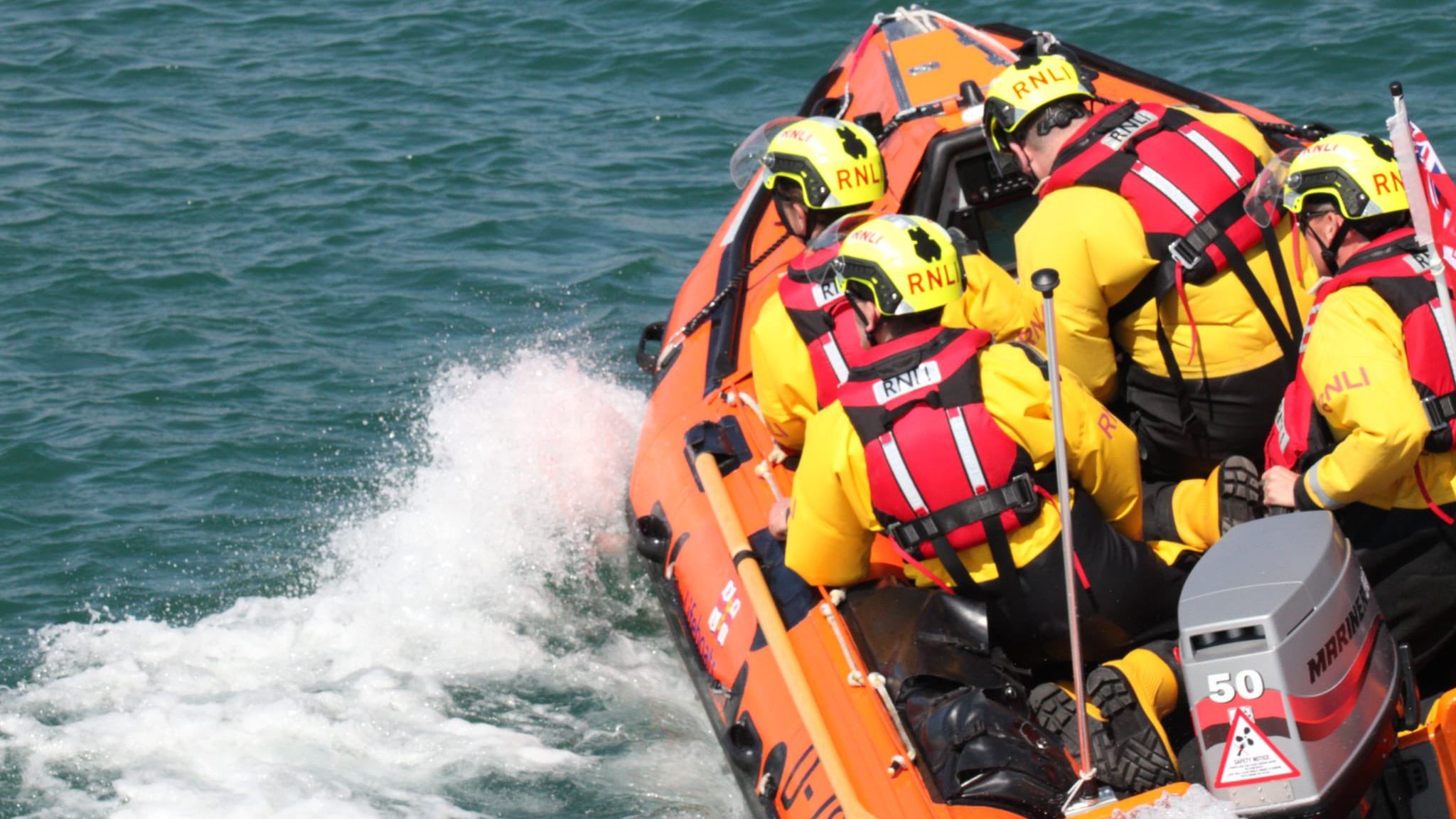 A person's rescued from the water near Worthing Pier