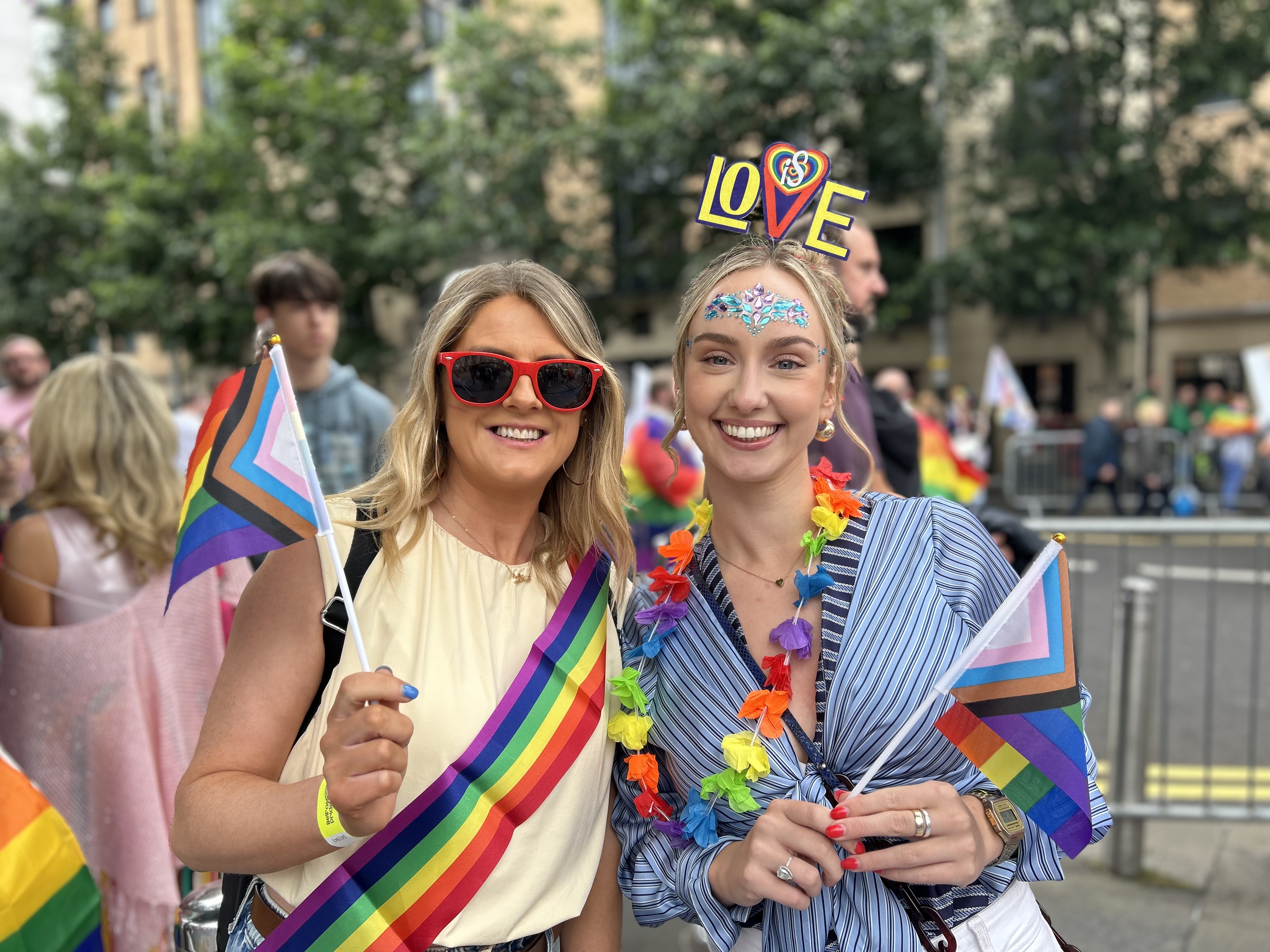 Thousands turn out for annual Belfast pride parade