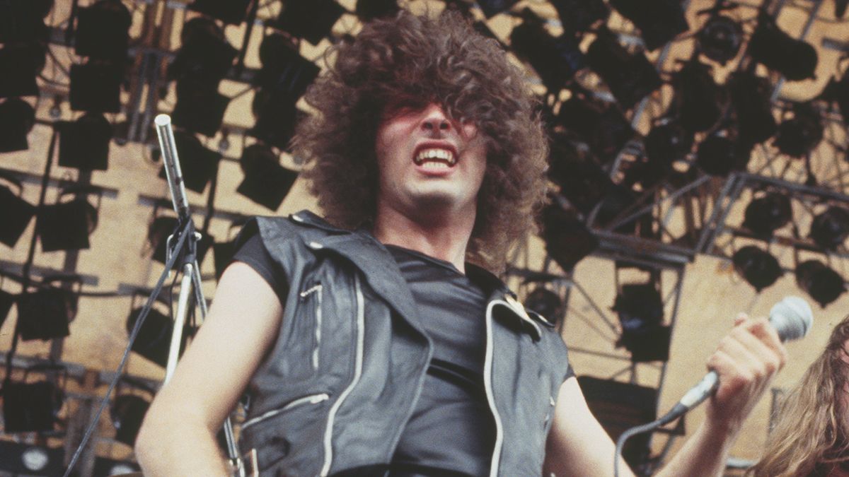 Paul Mario Day singing with MORE at Monsters of Rock 1981