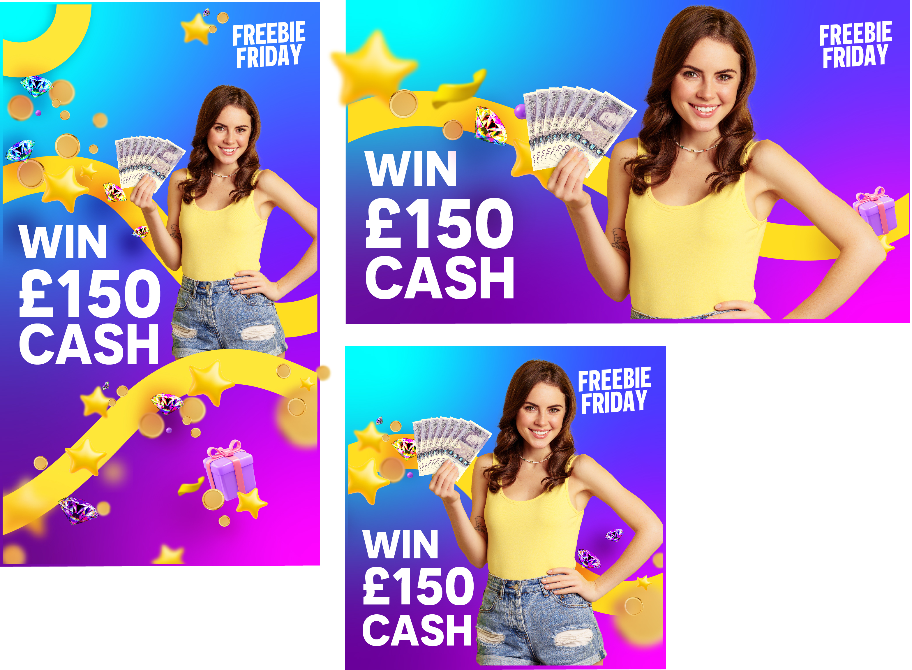 Freebie Friday - Win £150 Cash | Win - heat Radio