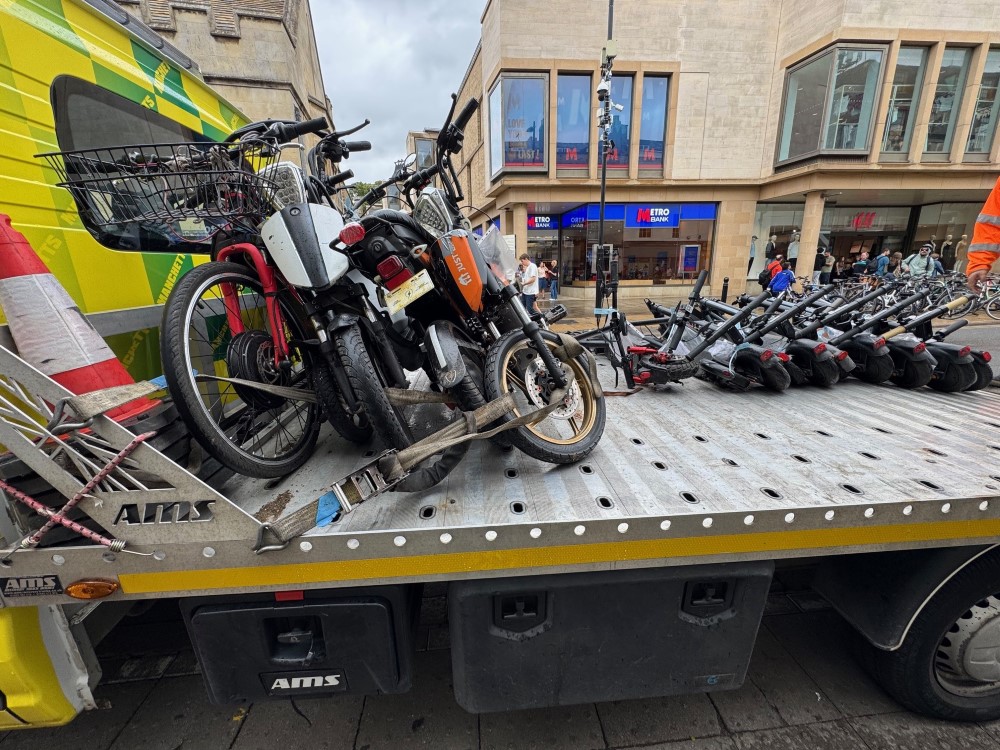 94 e-bikes and e-scooters seized during police crackdown in Cambridge ...