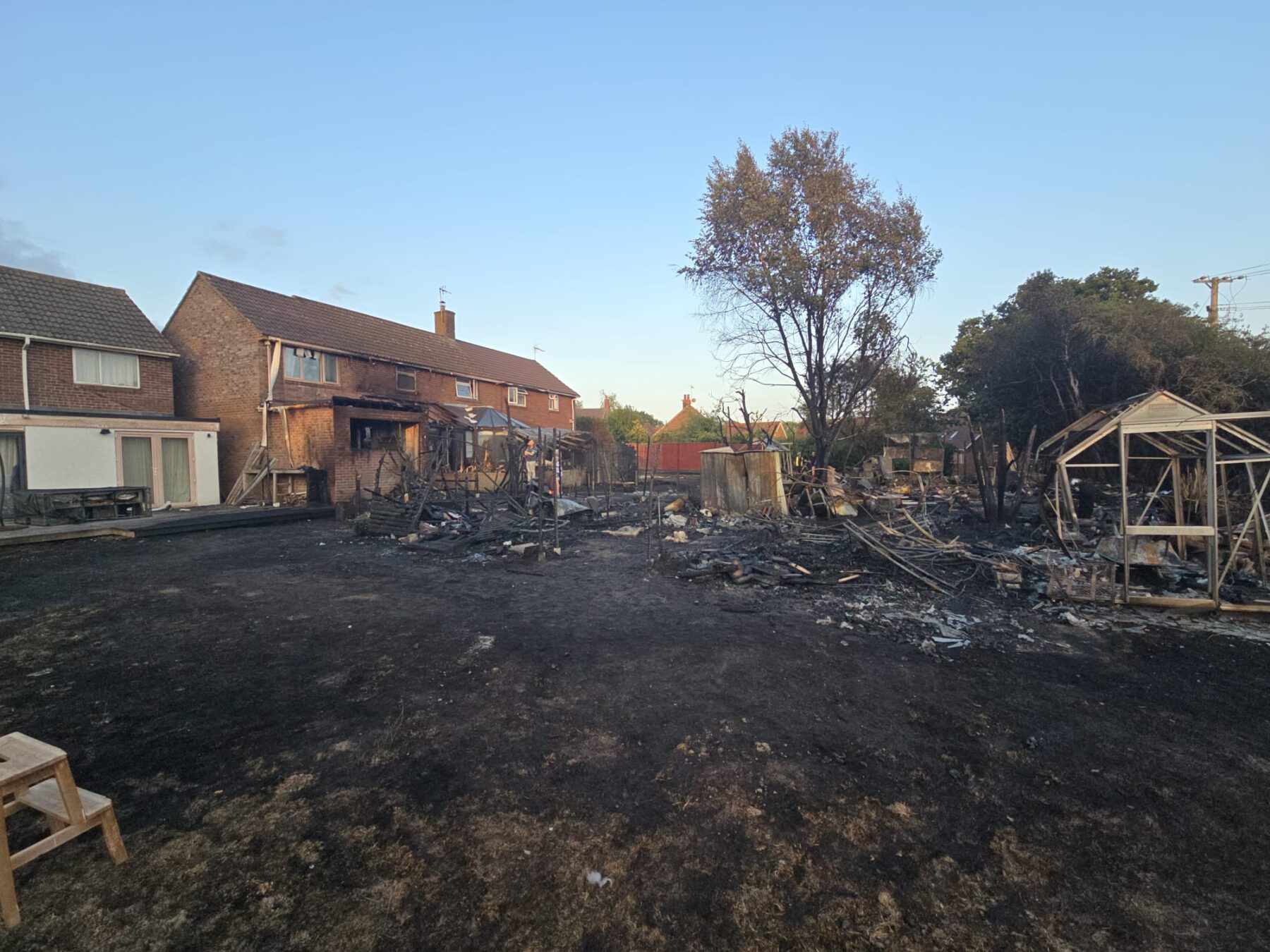 Three gardens destroyed after bonfire gets out of control in the New Forest