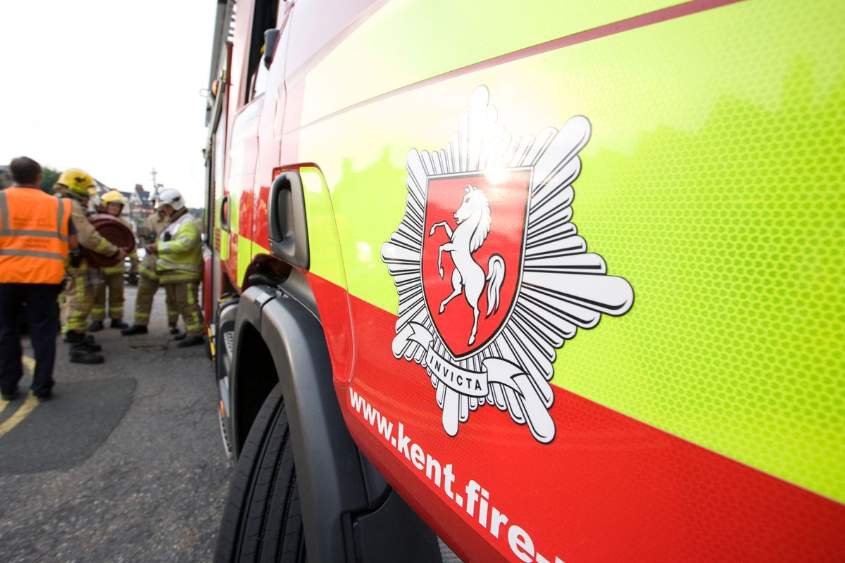 Fire crews tackle blaze at derelict building in Folkestone | News ...