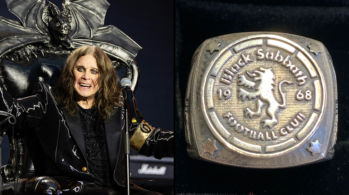 Silver ring created for Ozzy Osbourne and Black Sabbath up for auction