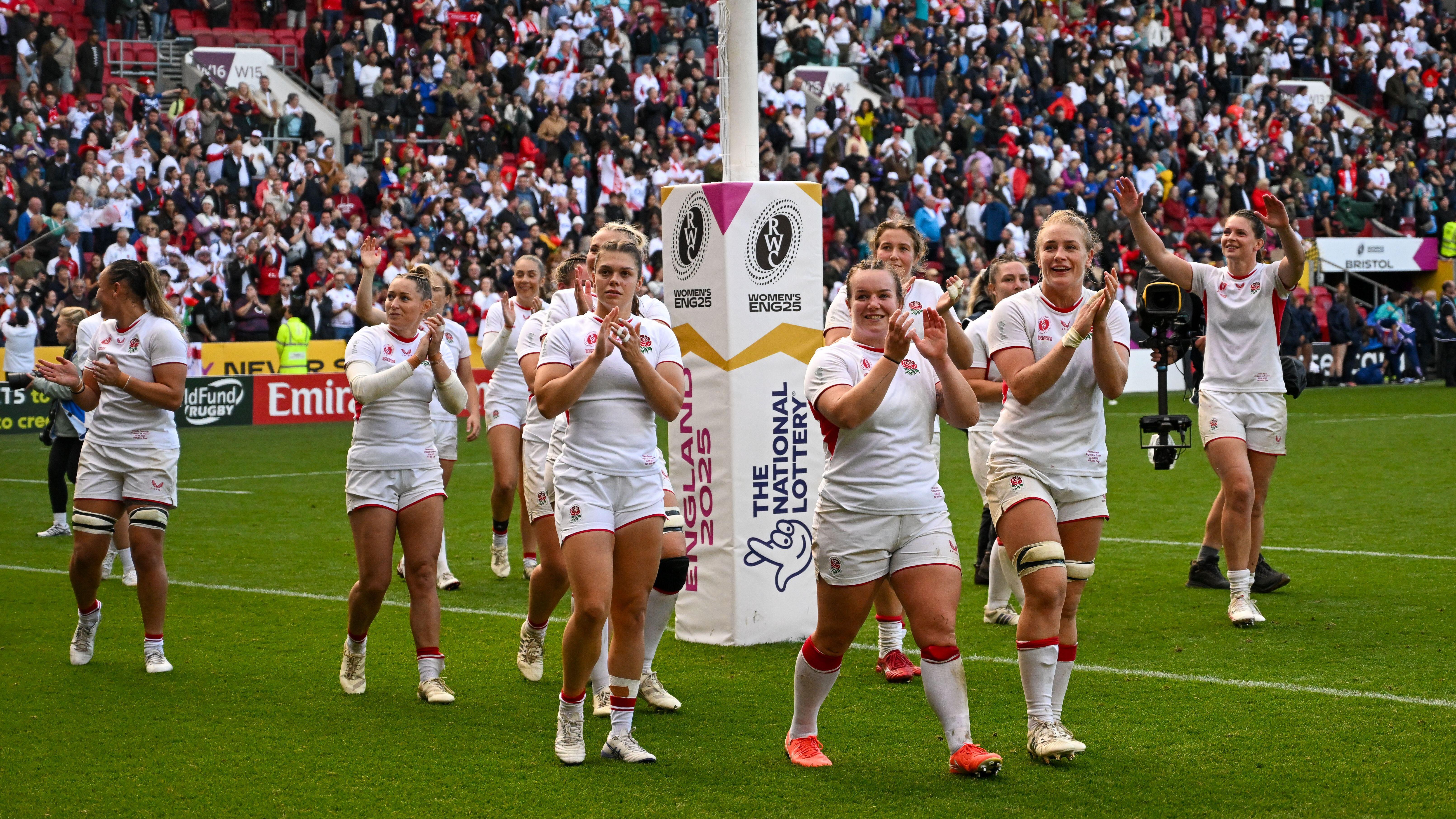 England take on Canada in Rugby World Cup final today