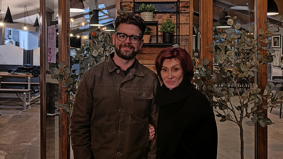 Jack and Sharon Osbourne at Sunnyfields Farm