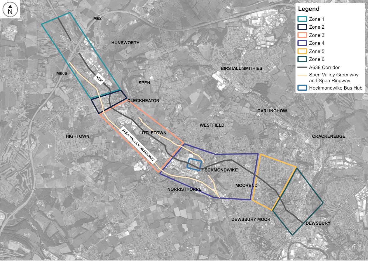 Plans for improvements to A638 between Dewsbury and Bradford scaled ...
