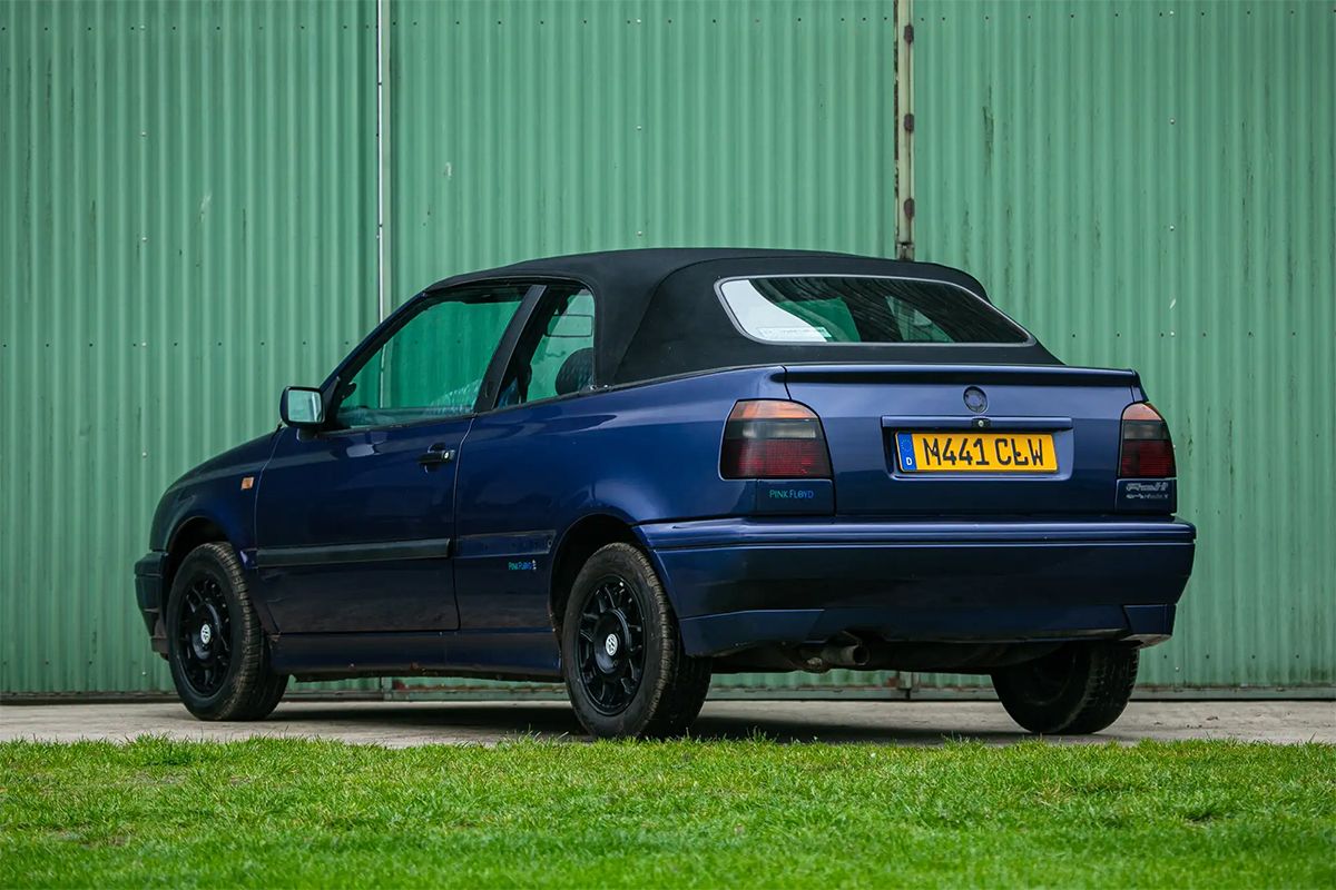 Nick Mason's rare Pink Floyd edition of the 1995 Volkswagen Golf Cabriolet Mk3