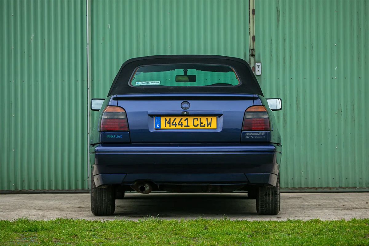 Nick Mason's rare Pink Floyd edition of the 1995 Volkswagen Golf Cabriolet Mk3
