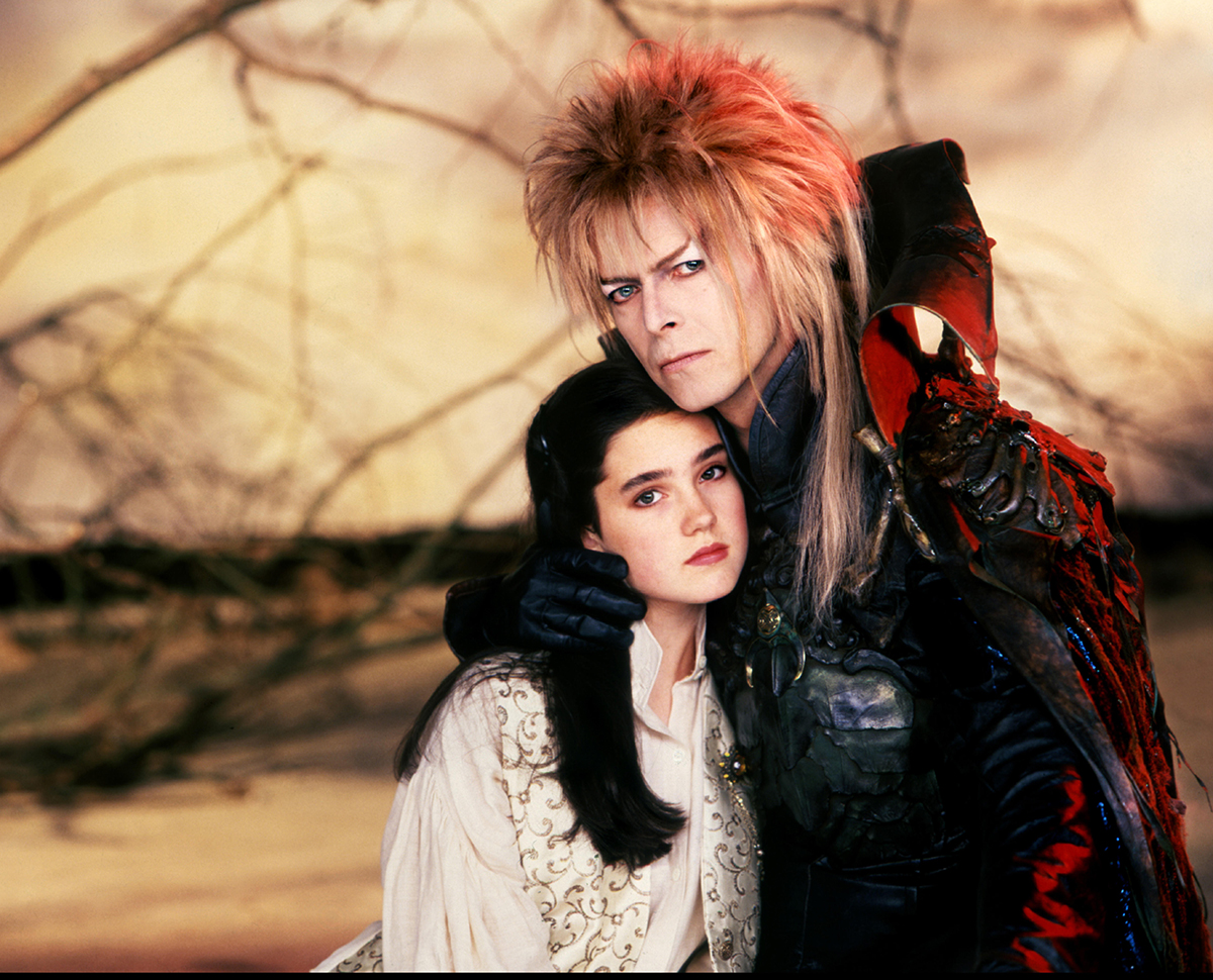  Jennifer Connelly and David Bowie in Labyrinth