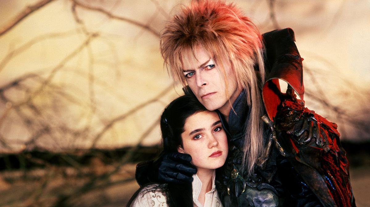 Jennifer Connelly and David Bowie in Labyrinth