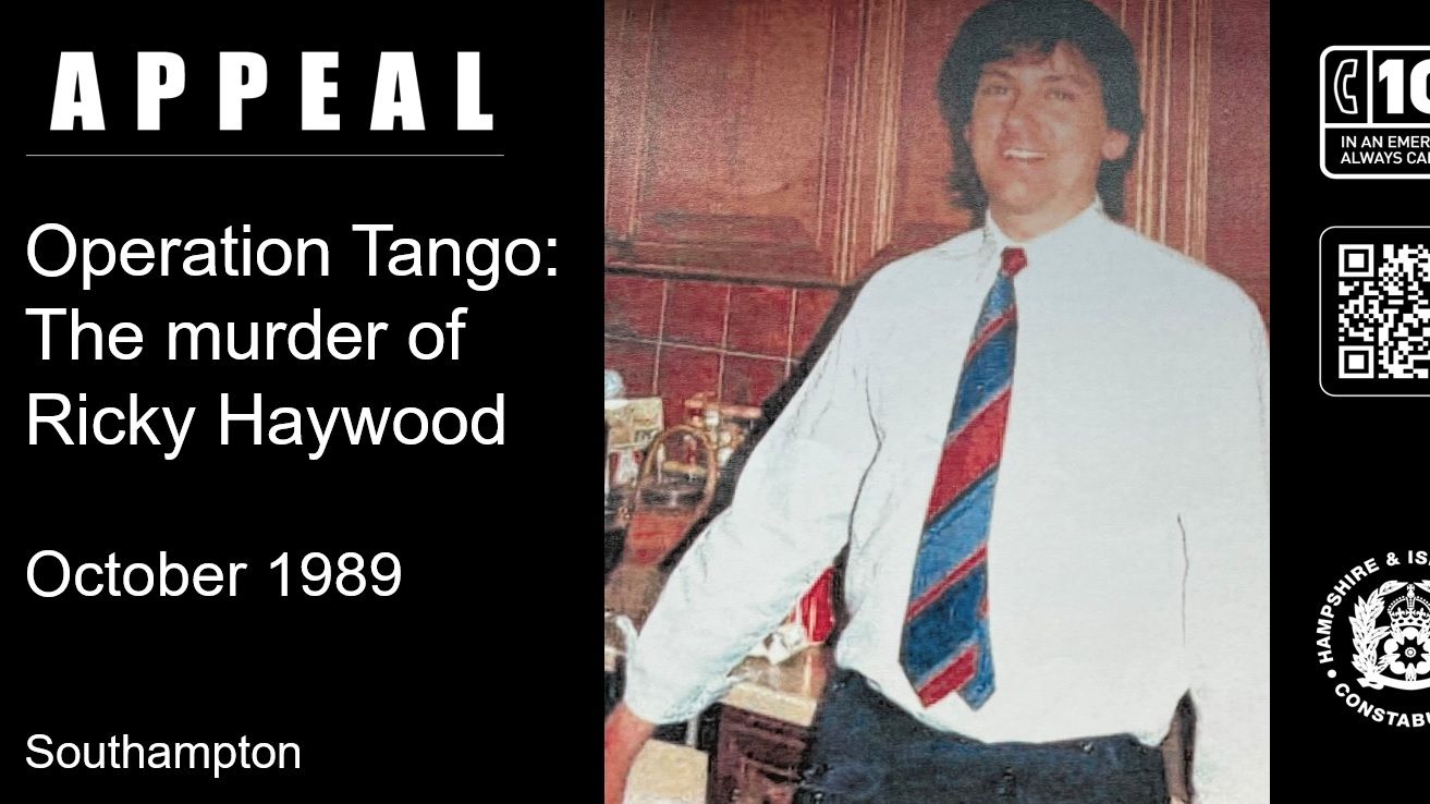 Murder Ricky Key to solving 36 year old Southampton murder case could lie in ...