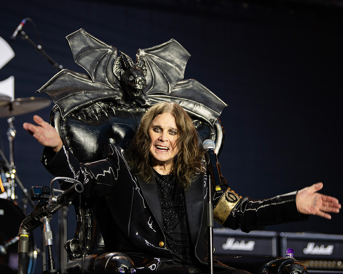 Ozzy Osbourne at the Back to the Beginning concert on 5th July