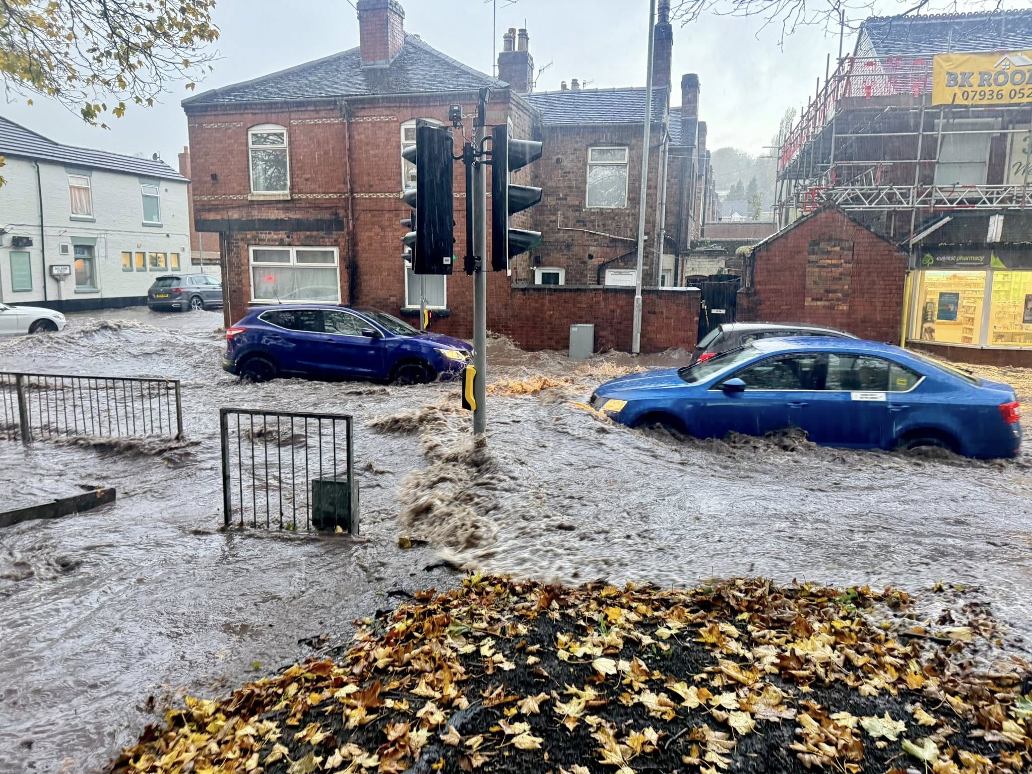 Heavy rain causes flash flooding in Stoke-on-Trent | News - Hits Radio