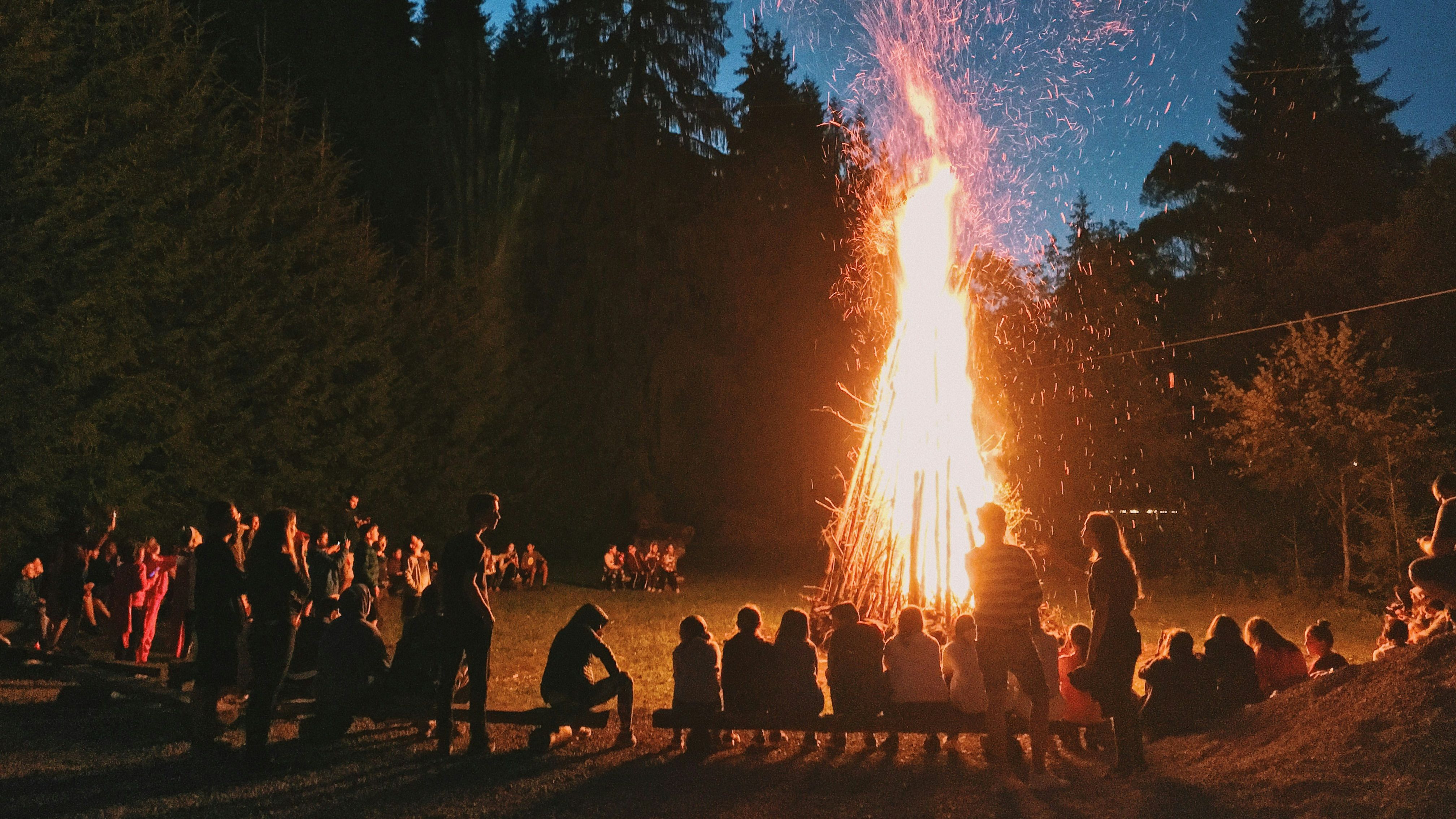 Bon Fire Ritual Fire brigade