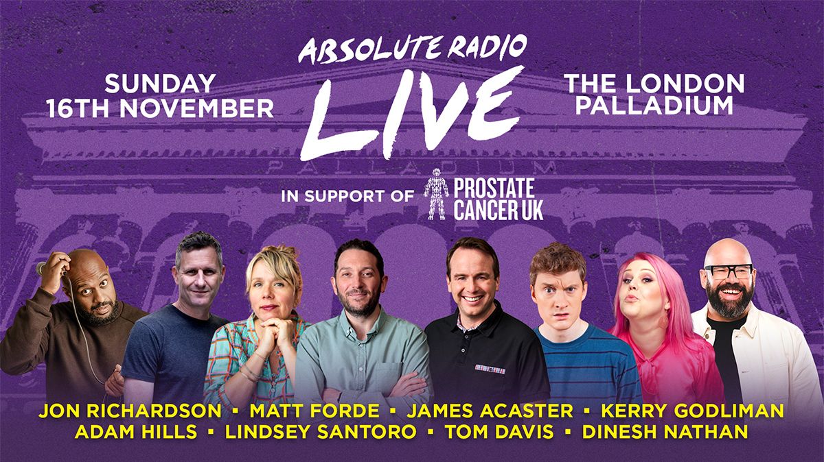 Asolute Raggio Absolute Radio Live 2025 - full comedy line-up revealed