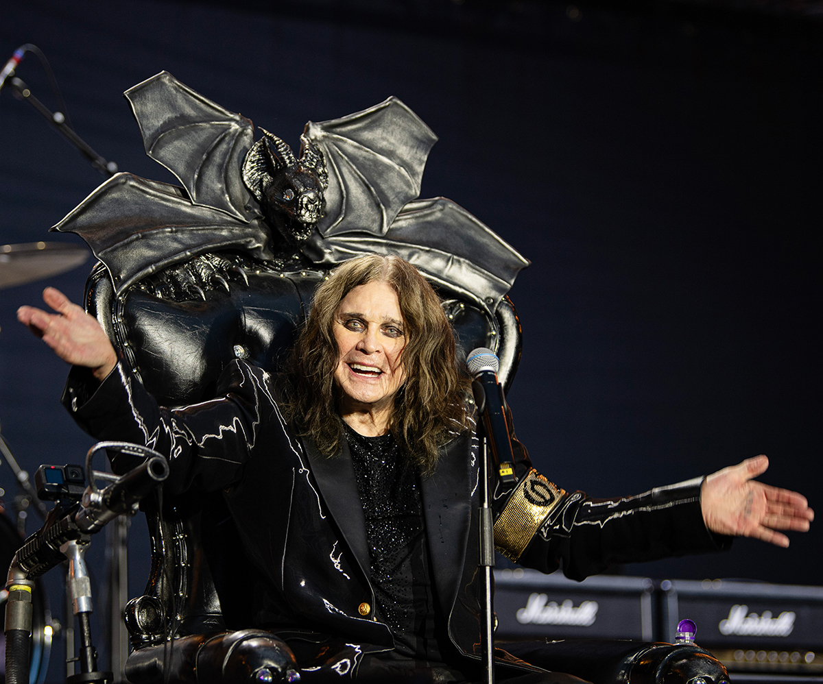 Ozzy Osbourne at the Back to the Beginning concert