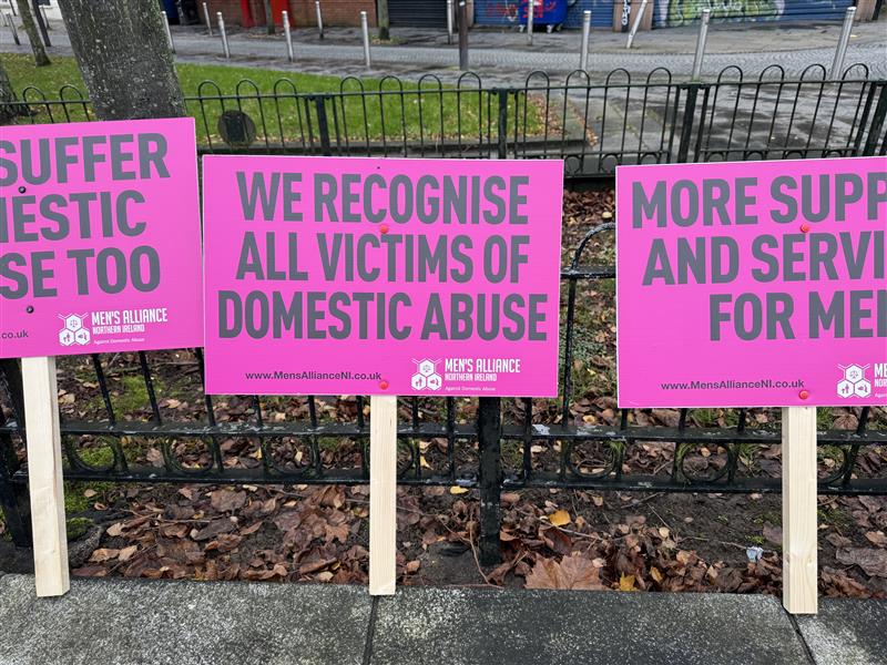 Women call for more domestic abuse support for men